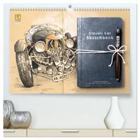 Vorderes Coverbild Classic Car Sketchbook (hochwertiger Premium Wandkalender 2025 DIN A2 quer), Kunstdruck in Hochglanz