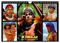 Vorderes Coverbild XINGU - Fluss der Menschenwesen (Wandkalender 2025 DIN A4 quer), CALVENDO Monatskalender