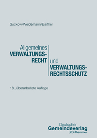 Vorderes Coverbild Allgemeines Verwaltungsrecht und Verwaltungsrechtsschutz