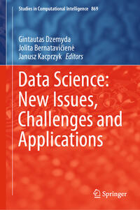 Vorderes Coverbild Data Science: New Issues, Challenges and Applications