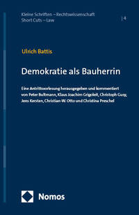 Vorderes Coverbild Demokratie als Bauherrin