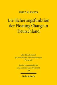 Vorderes Coverbild Die Sicherungsfunktion der Floating Charge in Deutschland