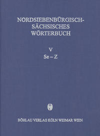 Vorderes Coverbild Nordsiebenbürgisch-Sächsisches Wörterbuch, Band I-V