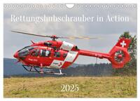 Vorderes Coverbild Rettungshubschrauber in Action (Wandkalender 2025 DIN A4 quer), CALVENDO Monatskalender