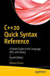 Vorderes Coverbild C++20 Quick Syntax Reference