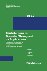 Vorderes Coverbild Contributions to Operator Theory and its Applications