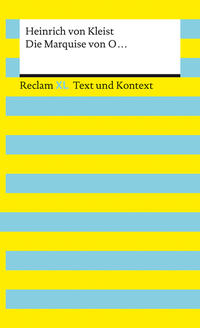 Vorderes Coverbild Die Marquise von O... Textausgabe mit Kommentar und Materialien