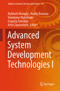 Vorderes Coverbild Advanced System Development Technologies I