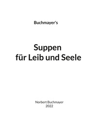 Vorderes Coverbild Suppen für Leib und Seele