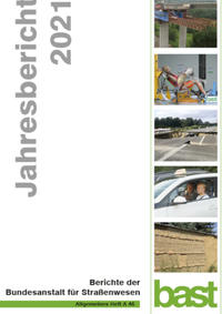 Vorderes Coverbild BASt Jahresbericht 2021