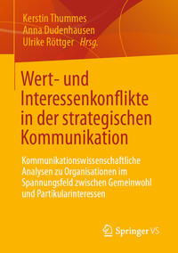 Vorderes Coverbild Wert- und Interessenkonflikte in der strategischen Kommunikation