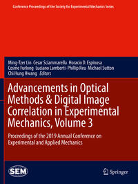 Vorderes Coverbild Advancements in Optical Methods & Digital Image Correlation in Experimental Mechanics, Volume 3