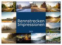 Vorderes Coverbild Rennstrecken Impressionen (Wandkalender 2025 DIN A4 quer), CALVENDO Monatskalender
