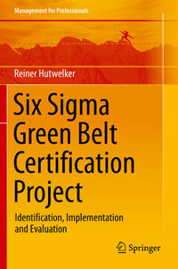 Vorderes Coverbild Six Sigma Green Belt Certification Project