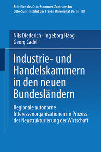 Vorderes Coverbild Industrie- und Handelskammern in den neuen Bundesländern