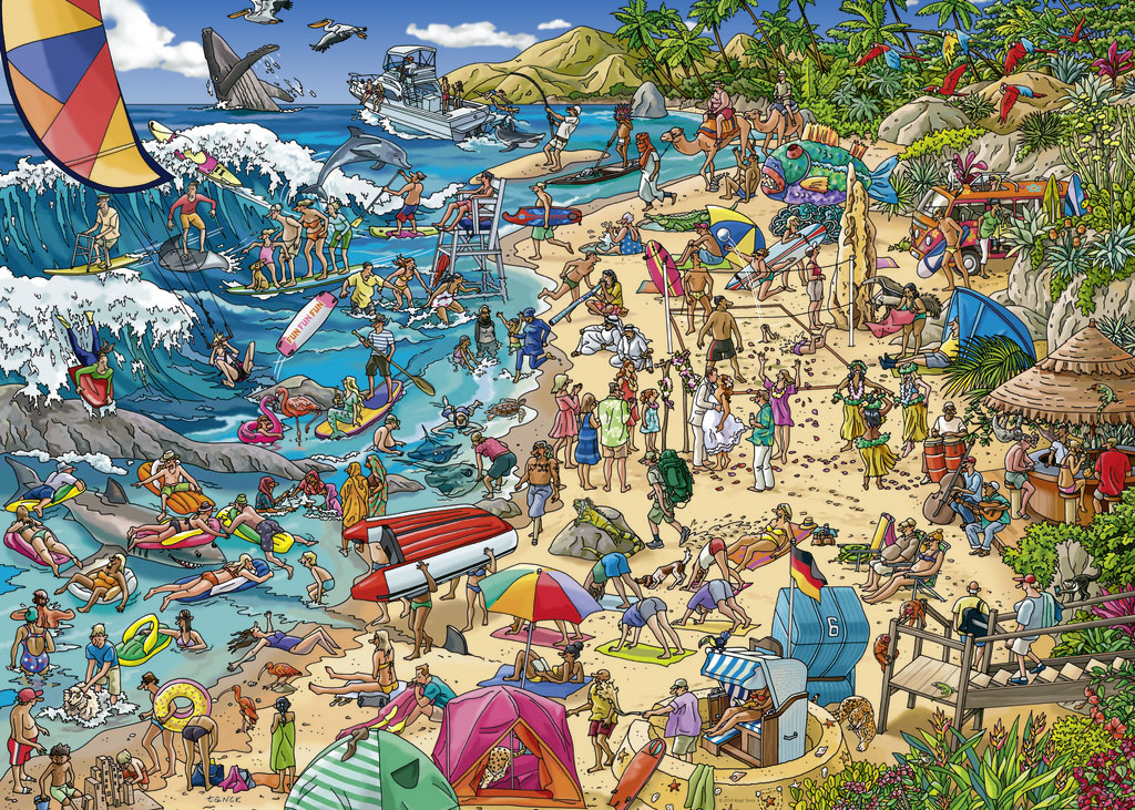 Beispielinhalt (Bild) Seashore Puzzle