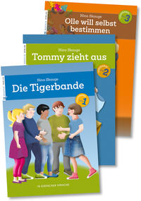 Vorderes Coverbild Die Tigerbande - in einfacher Sprache