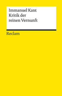 Vorderes Coverbild Kritik der reinen Vernunft