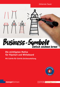 Vorderes Coverbild Business-Symbole einfach zeichnen lernen