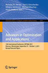 Vorderes Coverbild Advances in Optimization and Applications