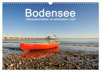 Vorderes Coverbild Bodensee - Uferlandschaften im schönsten Licht 2025 (Wandkalender 2025 DIN A3 quer), CALVENDO Monatskalender