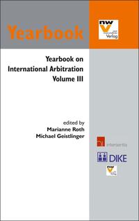 Vorderes Coverbild Yearbook on International Arbitration