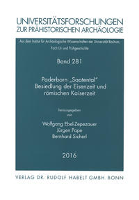 Vorderes Coverbild Paderborn "Saatental" - Besiedlung der Eisenzeit und römischen Kaiserzeit