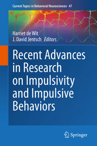 Vorderes Coverbild Recent Advances in Research on Impulsivity and Impulsive Behaviors