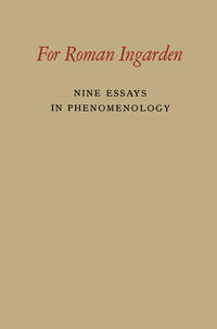 Vorderes Coverbild For Roman Ingarden
