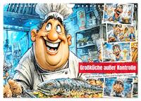 Vorderes Coverbild Großküche außer Kontrolle. Spaß mit heißen Töpfen und lustigen Sprüchen (Wandkalender 2026 DIN A4 quer), CALVENDO Monatskalender