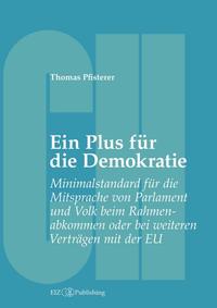 Vorderes Coverbild Ein Plus für die Demokratie