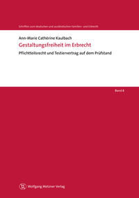 Vorderes Coverbild Gestaltungsfreiheit im Erbrecht