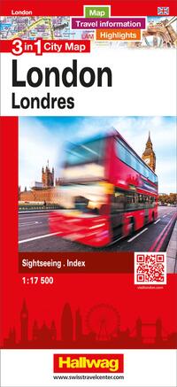Vorderes Coverbild Hallwag Stadtplan London