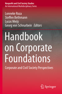 Vorderes Coverbild Handbook on Corporate Foundations