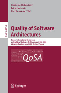Vorderes Coverbild Quality of Software Architectures