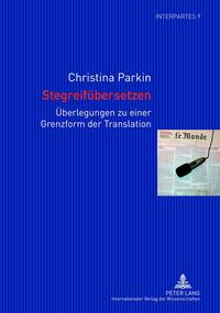 Vorderes Coverbild Stegreifübersetzen