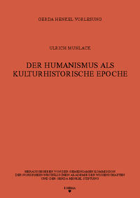 Vorderes Coverbild Der Humanismus als kulturhistorische Epoche