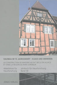 Vorderes Coverbild Hausbau im 15. Jahrhundert – Elsass und Oberrhein