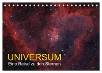 Vorderes Coverbild Universum - Eine Reise zu den Sternen (Tischkalender 2025 DIN A5 quer), CALVENDO Monatskalender