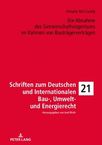 Vorderes Coverbild Die Abnahme des Gemeinschaftseigentums im Rahmen von Bauträgerverträgen