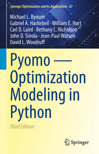 Vorderes Coverbild Pyomo — Optimization Modeling in Python