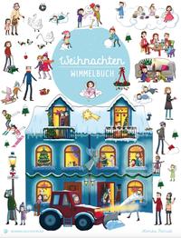 Vorderes Coverbild Wimmelbuch Weihnachten