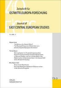 Vorderes Coverbild Zeitschrift für Ostmitteleuropa-Forschung (ZfO) 73/3 / Journal of East Central European Studies (JECES) 73/3