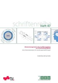 Vorderes Coverbild Wissensmanagement in der Ausführungsphase von Infrastrukturprojekten