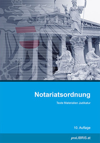Vorderes Coverbild Notariatsordnung