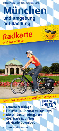 Vorderes Coverbild München und Umgebung mit RadlRing