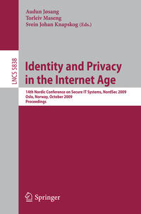 Vorderes Coverbild Identity and Privacy in the Internet Age