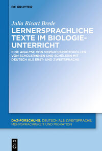 Vorderes Coverbild Lernersprachliche Texte im Biologieunterricht