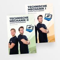 Vorderes Coverbild Technische Mechanik 1 & 2 Lernhefte Set