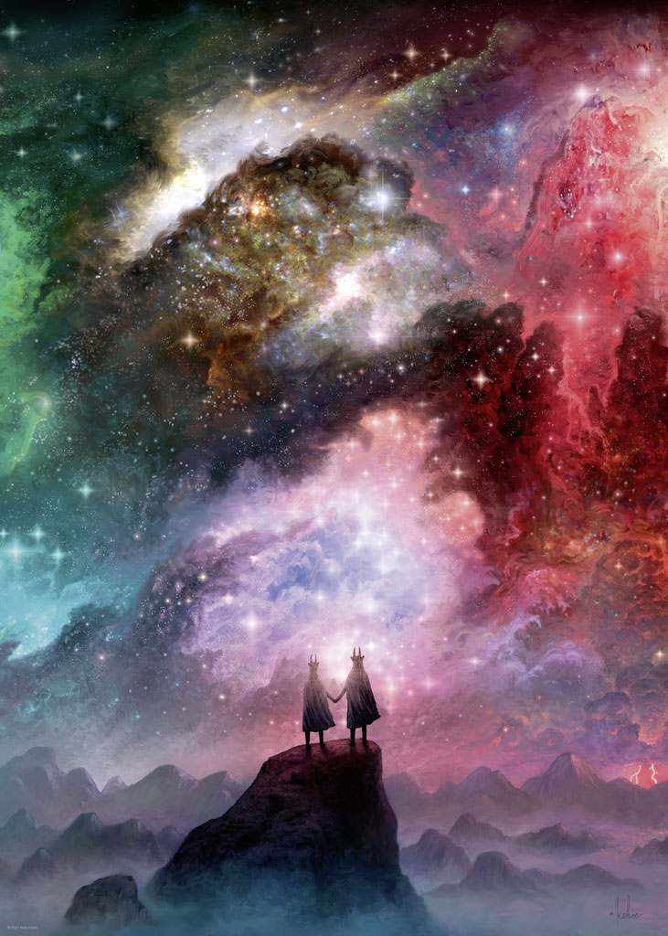 Beispielinhalt (Bild) Cosmic Dust Puzzle